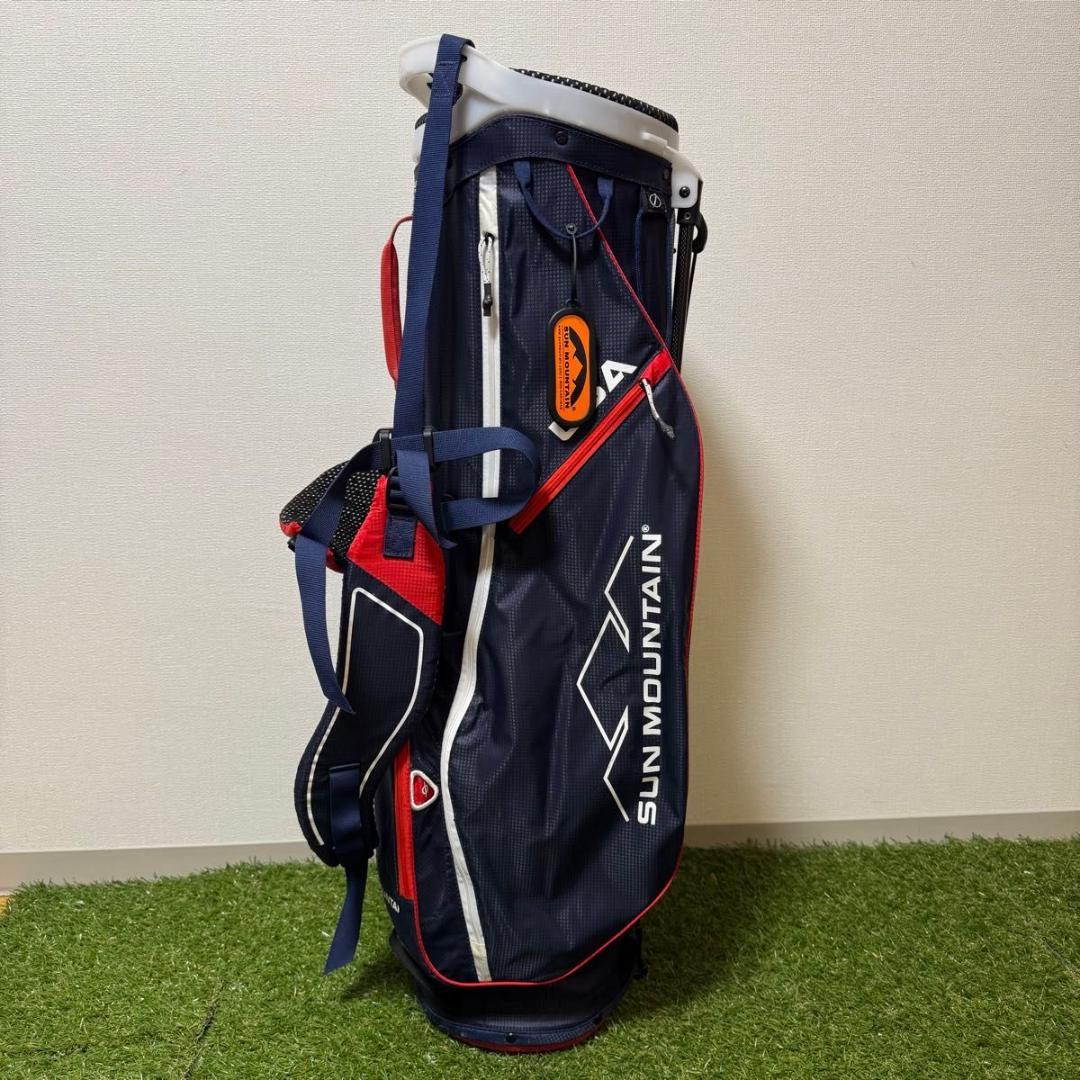 サンマウンテン カーボンスタンド キャディバッグ 8.5型 超軽量1.3kg