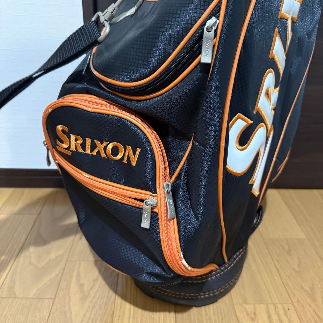 Srixon ゴルフバッグ・キャディバッグ 黒/オレンジ
