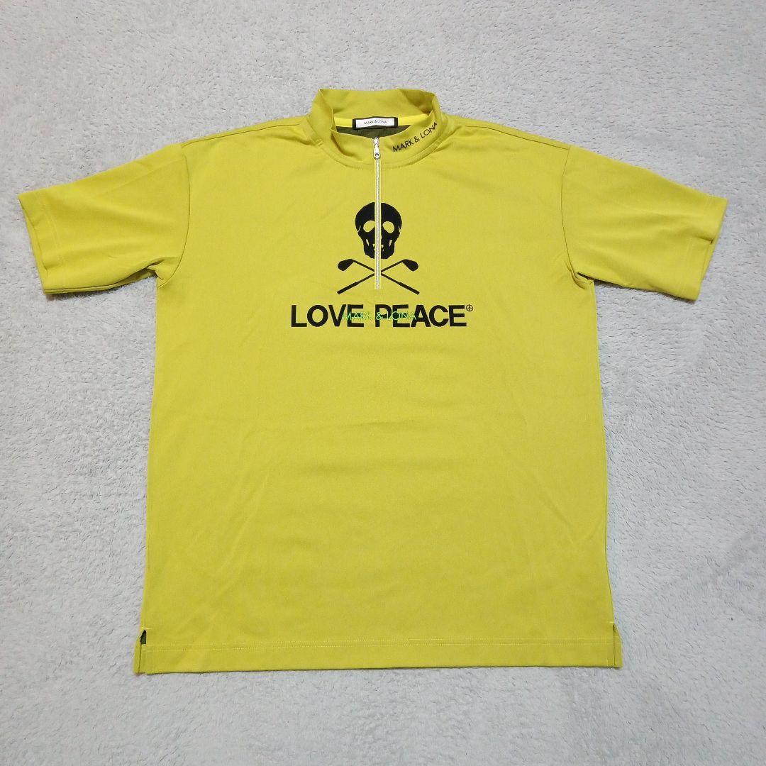 マークアンドロナ ゴルフ 半袖 モックネック ジップアップ カットソー