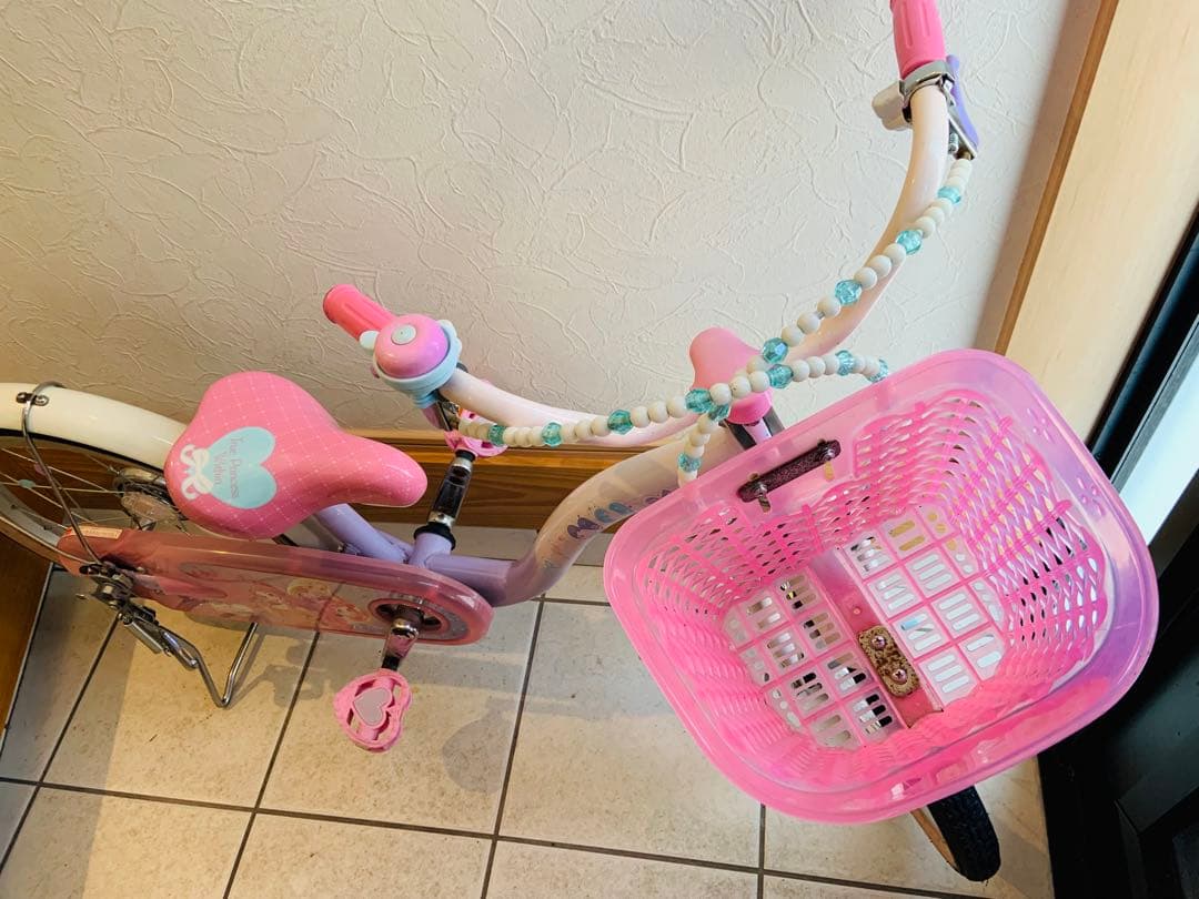 【引き取り限定】プリンセス　自転車　18インチ