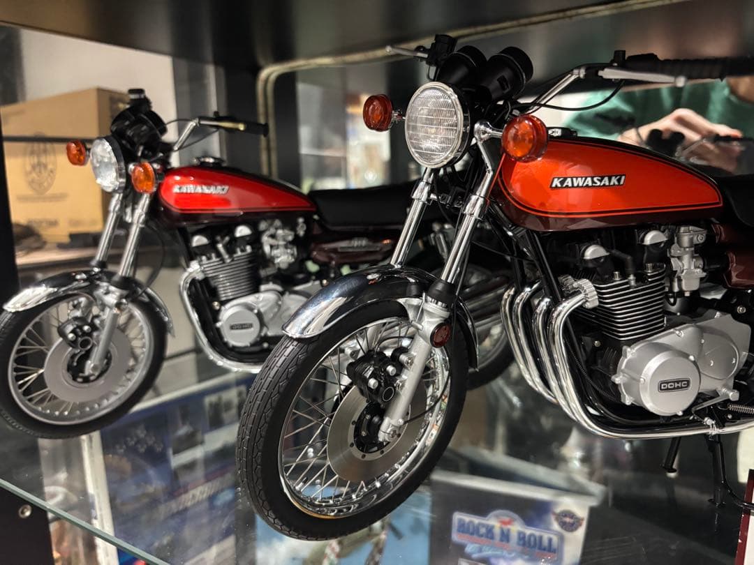 KAWASAKI Z1.Z2 1/6 ミニチャンプス.オートアート　2台セット