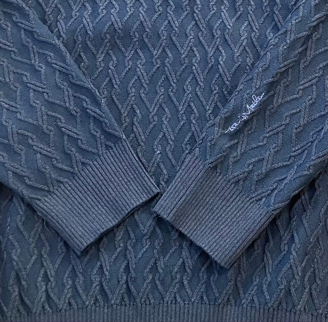 トラヴィスマシュー ケーブル クルーネック ニット、セーター 未使用タグ付 L