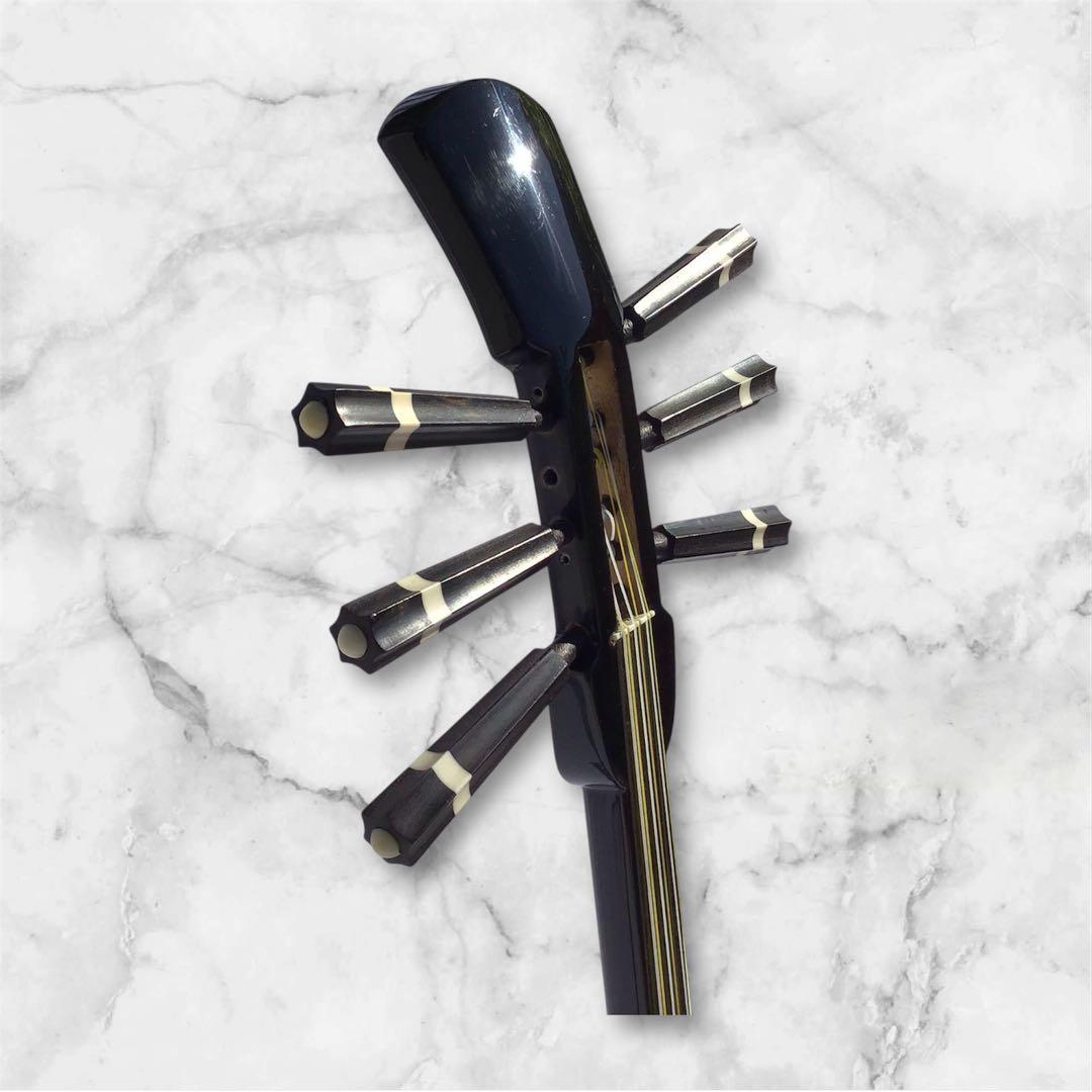 沖縄六線（南風原型） 縞黒檀製