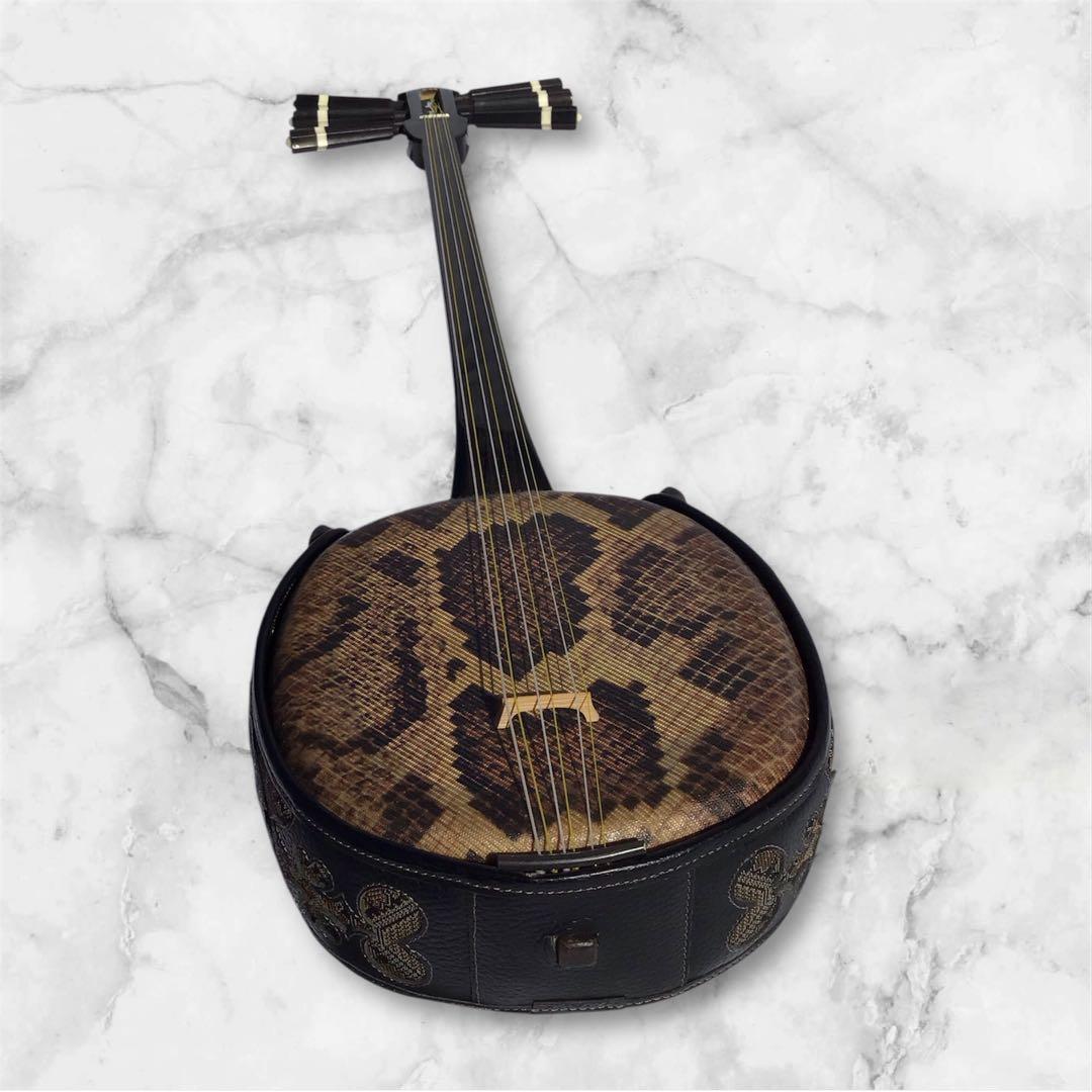 沖縄六線（南風原型） 縞黒檀製