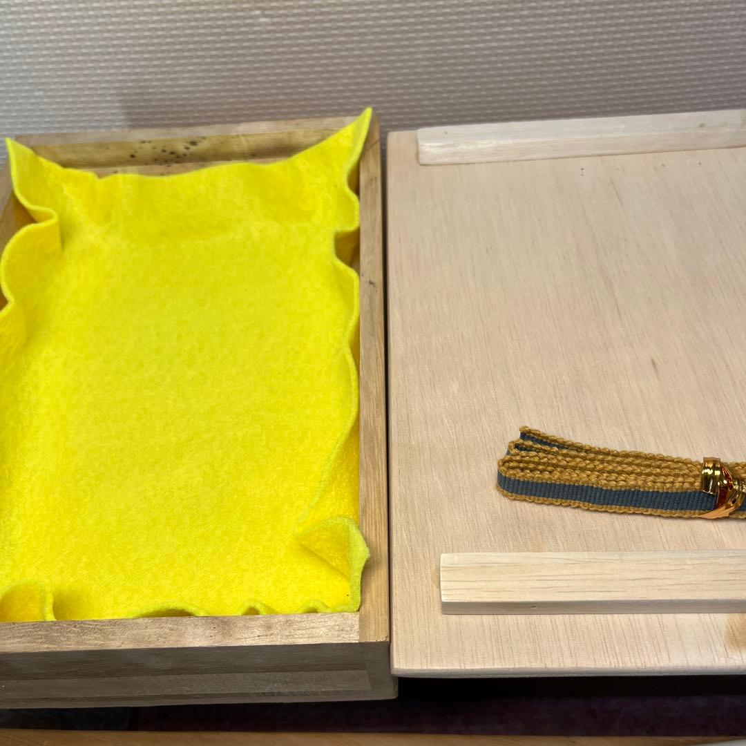 ⭕️赤間硯　笹竹彫刻研　下井昭竜山　未使用美品　四六寸大