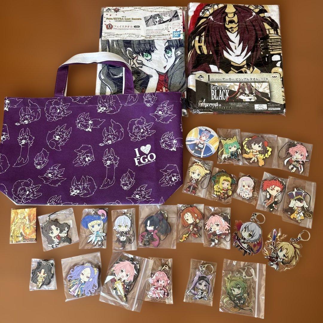 Fate FGO タオル　バッグ　カード　アクスタ　マシュ　凛　まとめ売り