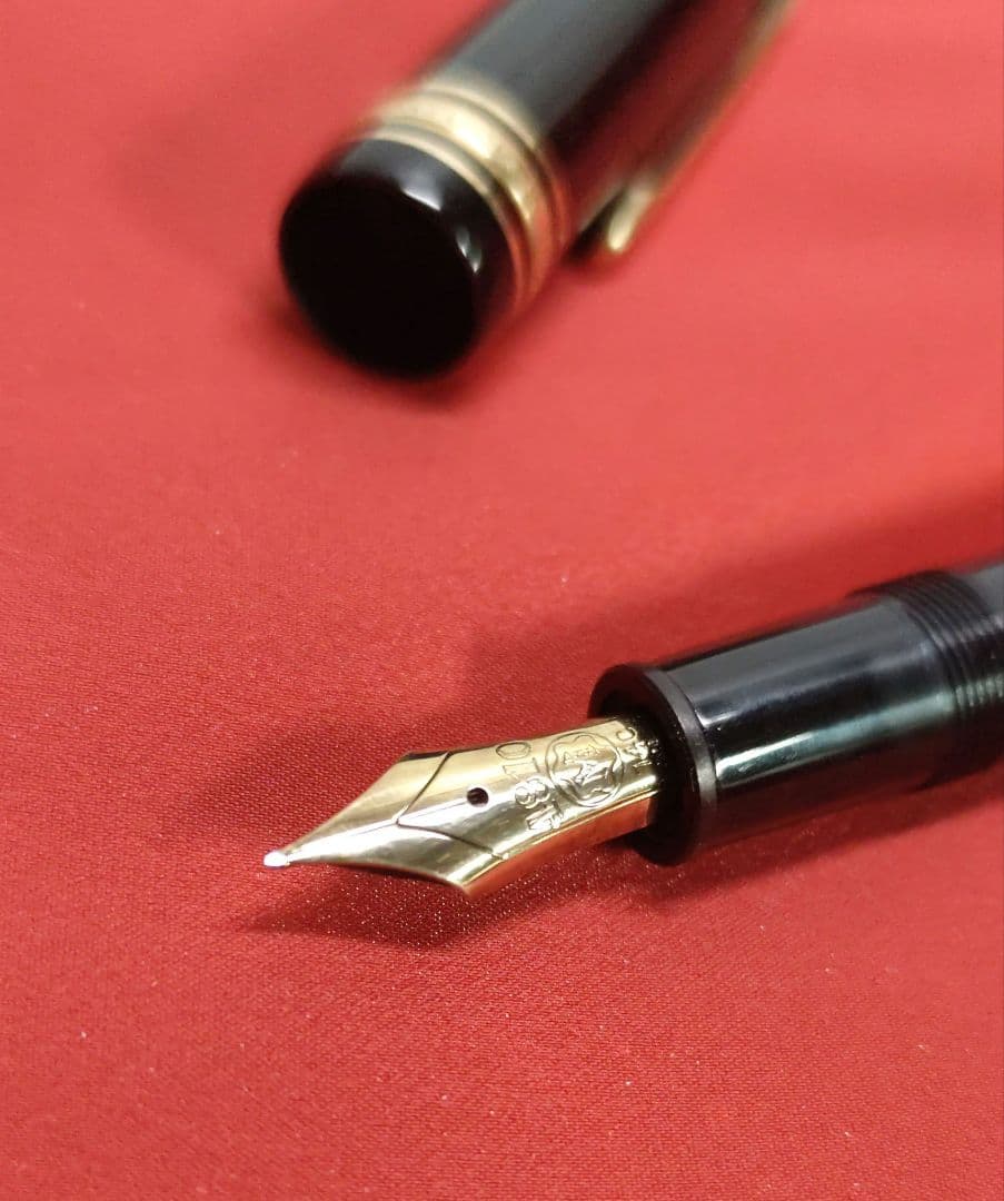 MONTBLANC モンブラン マイスターシュテュック 14K 万年筆 ブラック