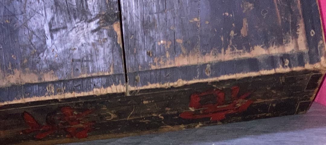 昭和レトロアンティーク戦前のパン屋の木箱　実店舗で使われていた新宿中村屋の木箱