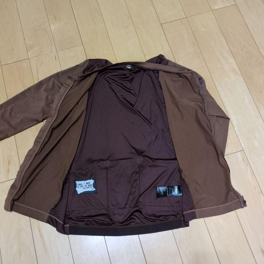 ラファ プロチーム ロングスリーブ ライトウェイトジャージ XL ブラウン