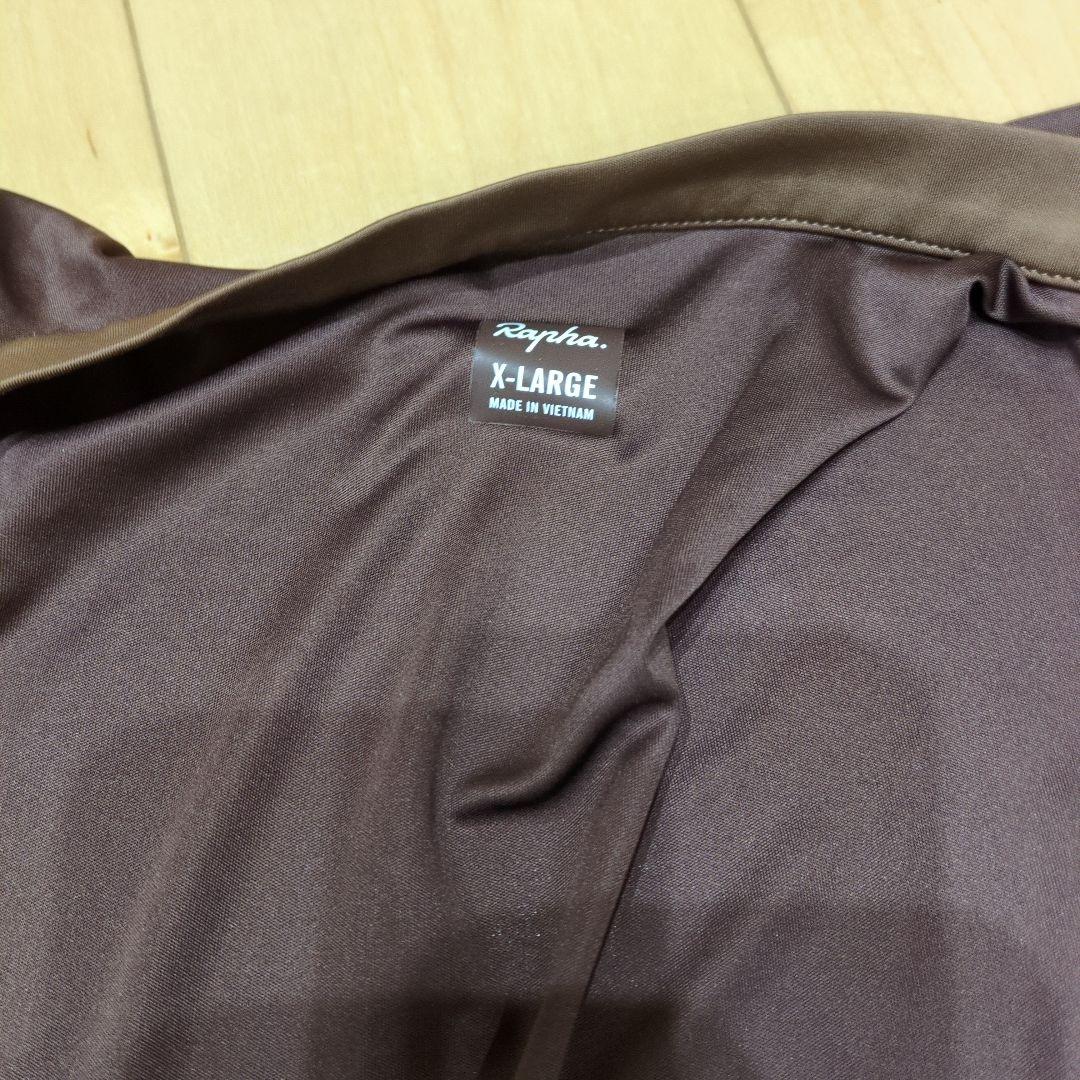 ラファ プロチーム ロングスリーブ ライトウェイトジャージ XL ブラウン