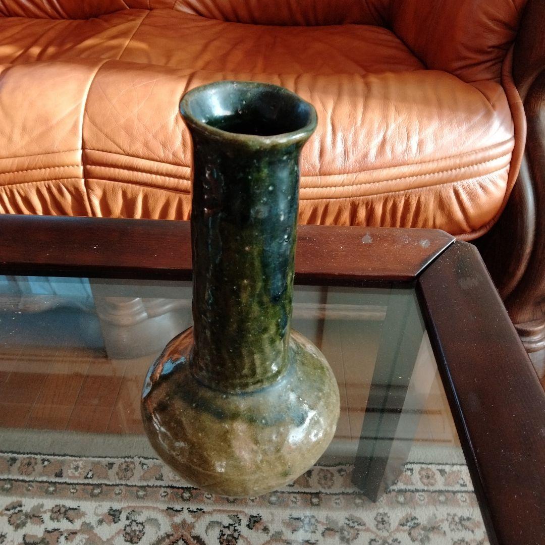 中国骨董旧家蔵陶磁器名品【中国清の時代耀州窯(ようしゅうよう)青磁 】