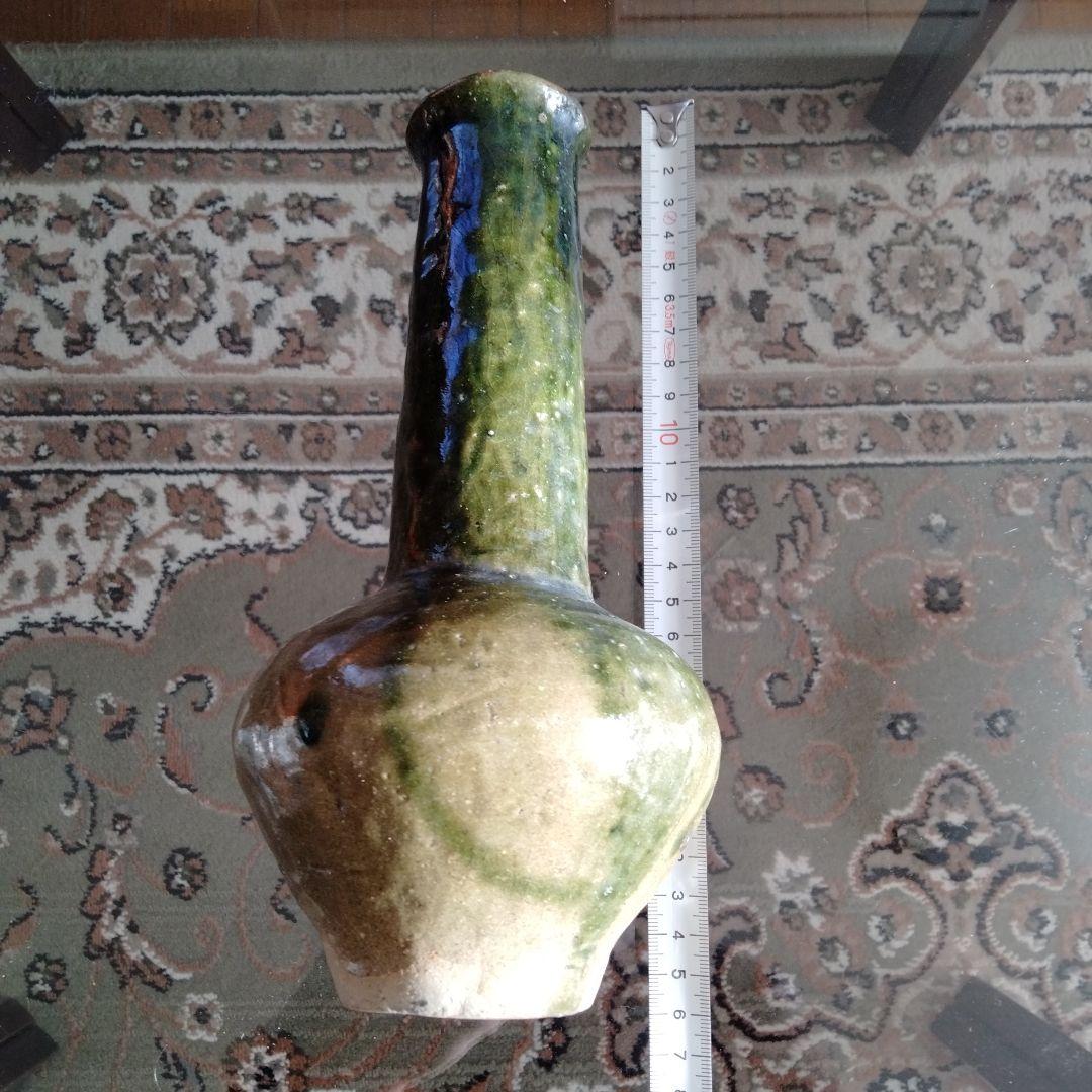 中国骨董旧家蔵陶磁器名品【中国清の時代耀州窯(ようしゅうよう)青磁 】