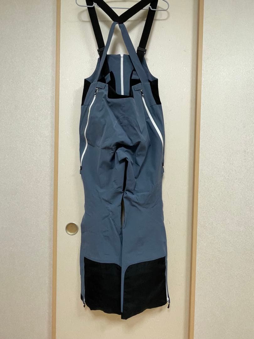 unfudge SMOKE BIB PANTS ブルーグレー