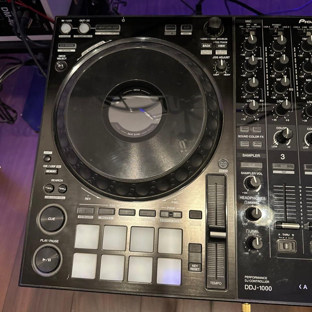 PioneerDJDDJ-1000DJコントローラー中古本体のみ／一部動作難あり