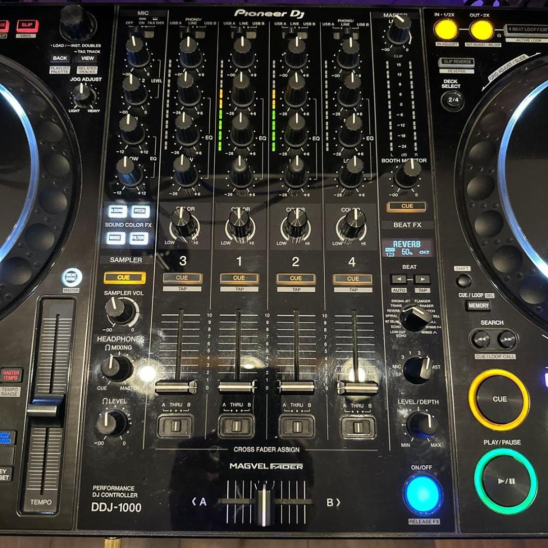 PioneerDJDDJ-1000DJコントローラー中古本体のみ／一部動作難あり