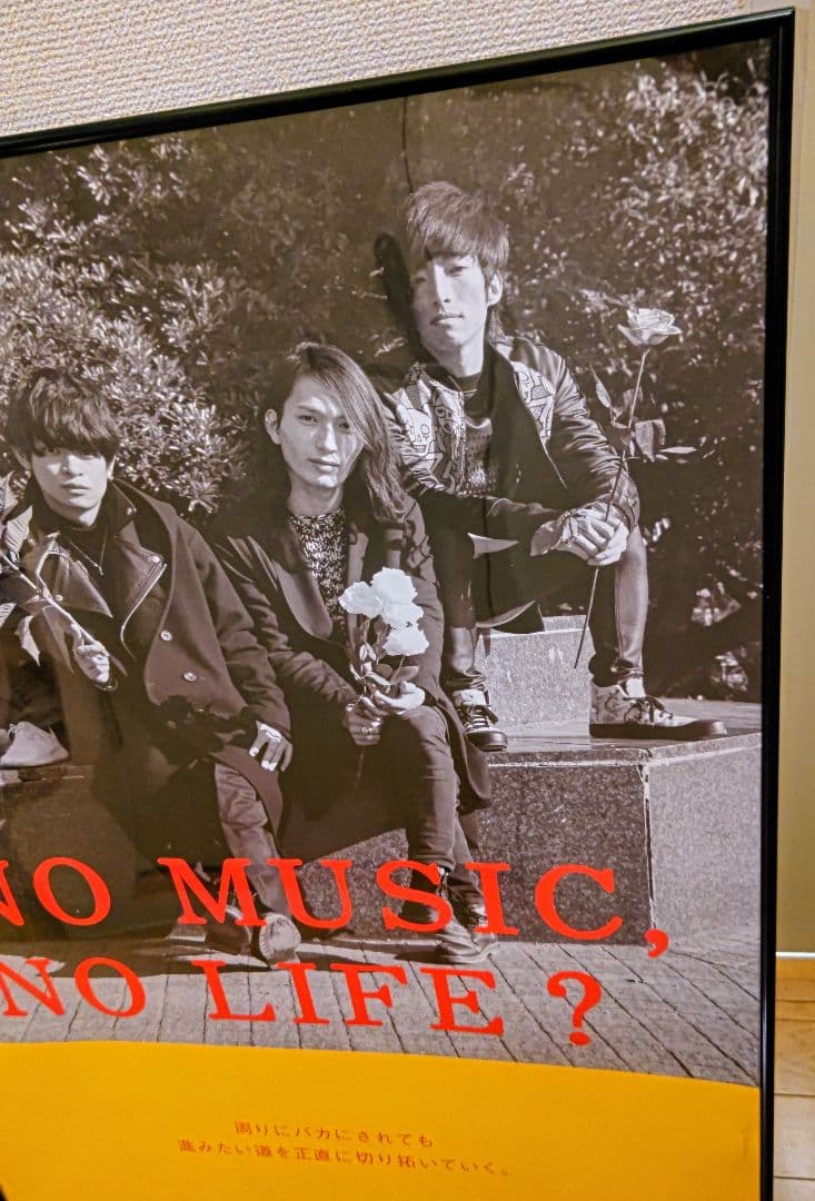 匿名配送 タワレコ額付ポスター THE ORAL CIGARETTES オーラル