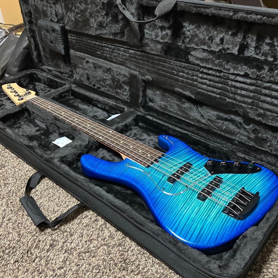 ベース kikuchi guitars custom 5st J bass