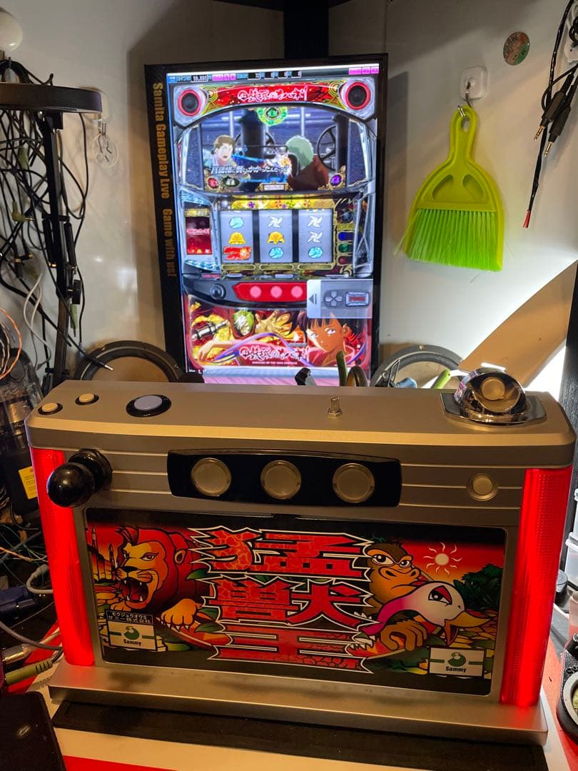 サミタ専用コントローラー 猛獣王モデル スピーカー内蔵 レバー＆両サイドLED