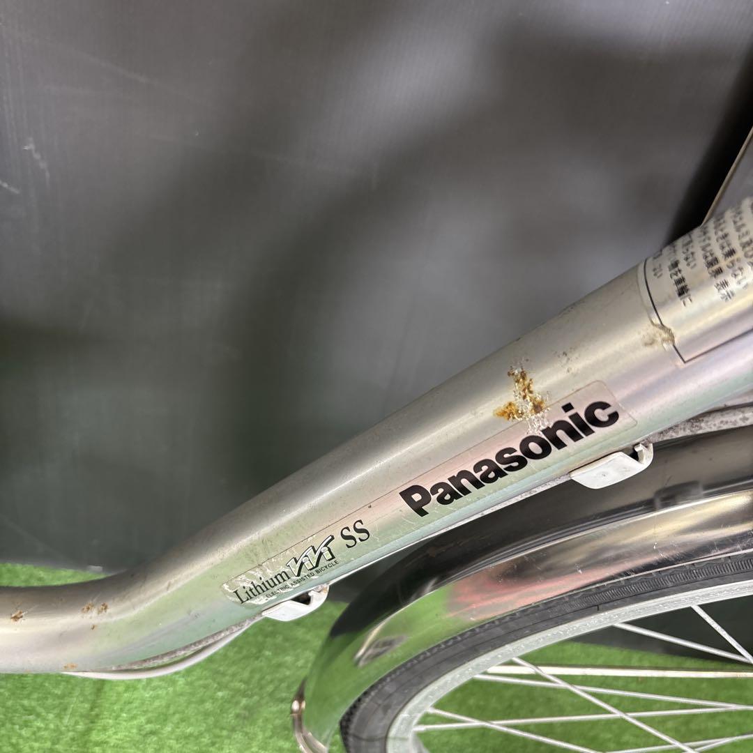 電動自転車 Panasonic Lithium vivi SS シルバー　63★