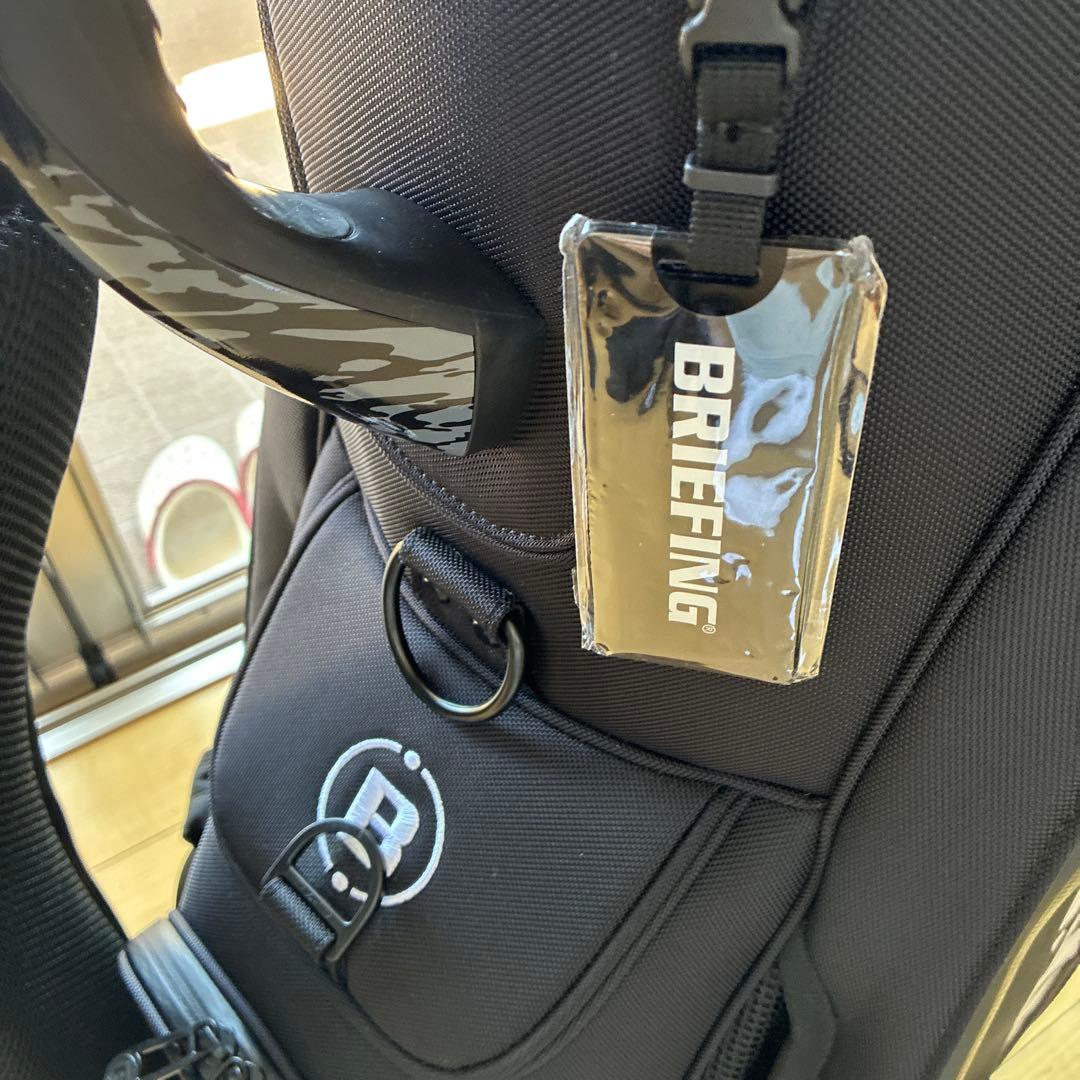 BRIEFING ブラック キャディバッグCR-3 ヘッド、アイアンカバー