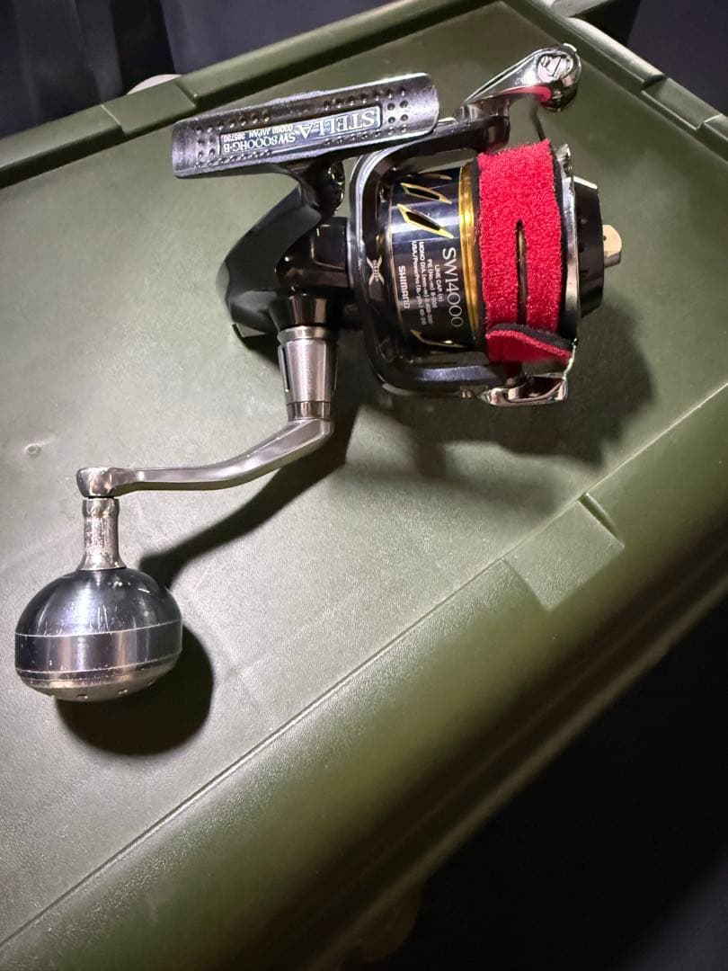 ステラsw8000スプール14000コルトスナイパーss青物ショアジギ