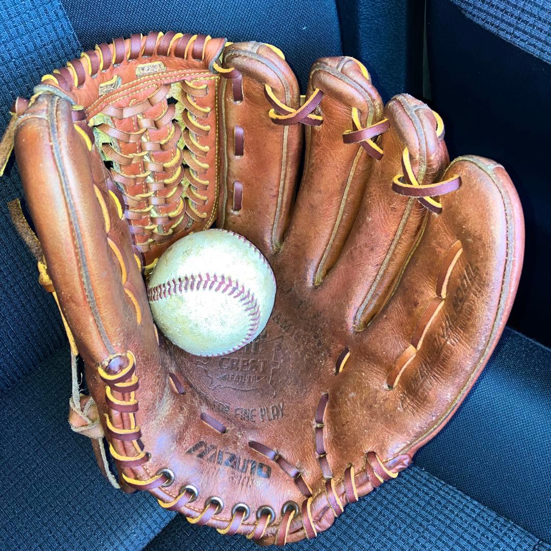 ミズノ　ワールドウィン　投手用グローブ　ブラウン　オールメンテナンス済