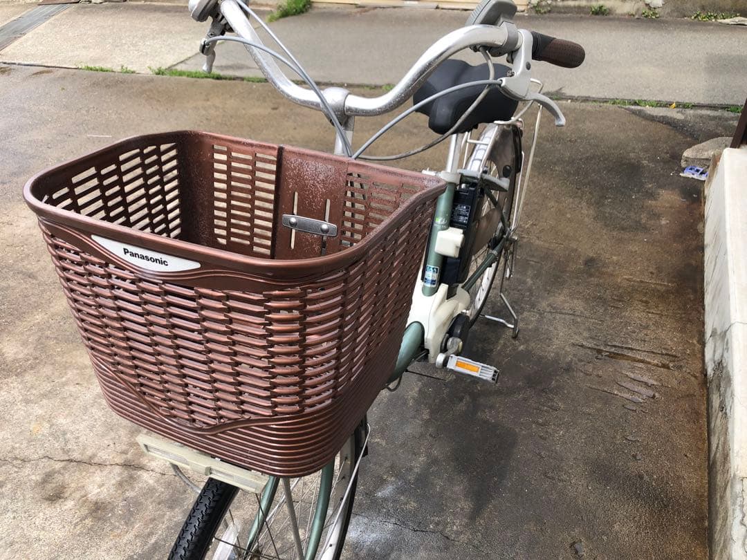 パナソニック電動アシスト自転車vivi24インチグリーン系ボディー