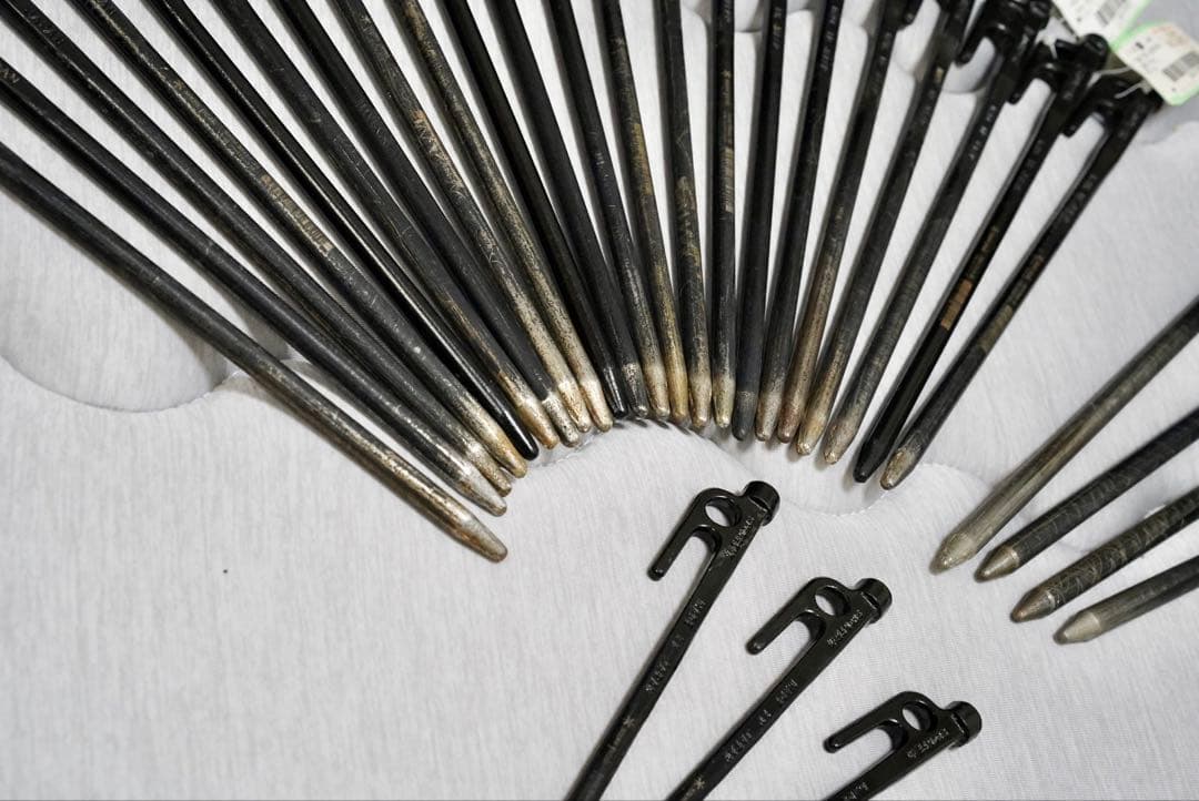  peak ソリッドステーク、ペグハンマー、キャリーケースセット販売