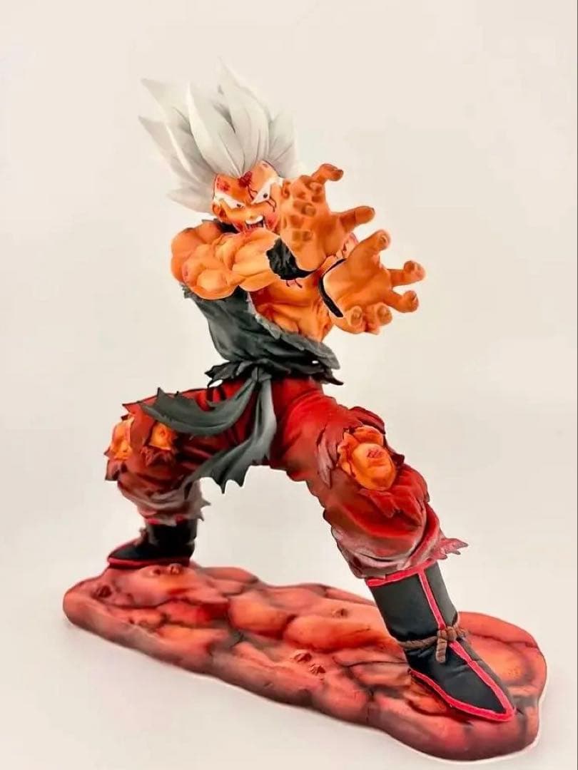 ドラゴンボール フィギュア 超サイヤ人孫悟空 フルリペイント 台座付き