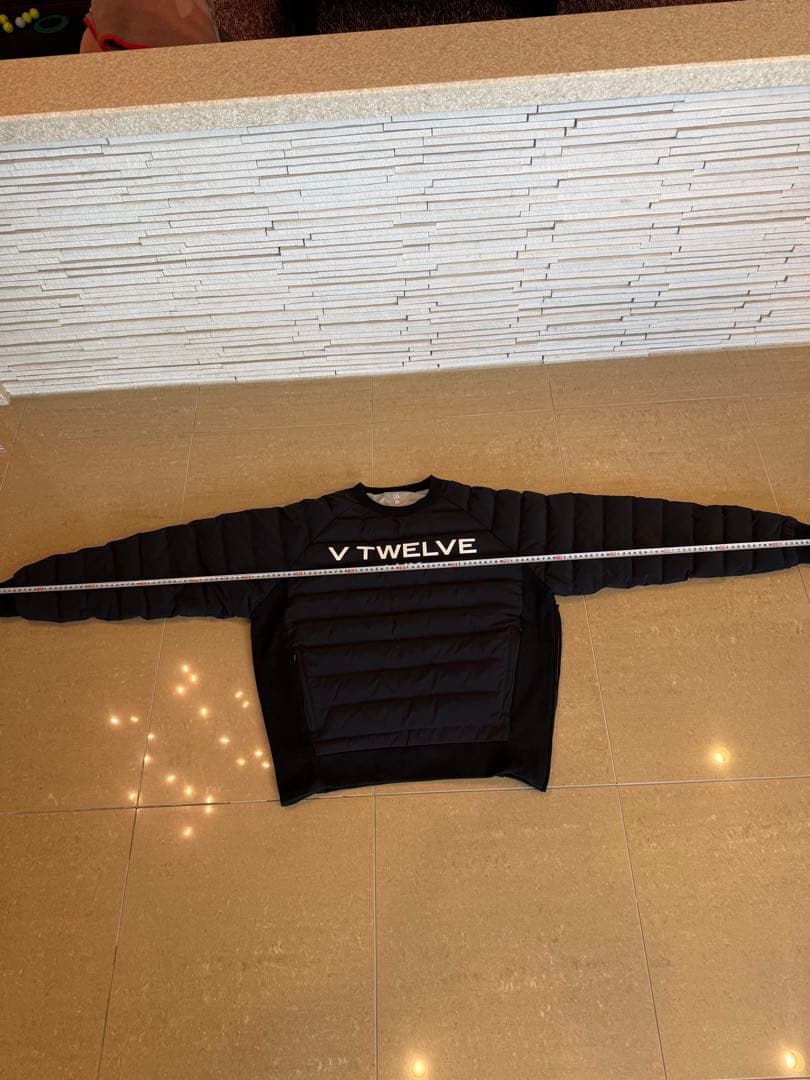 V TWELVE ブラック ダウンジャケット