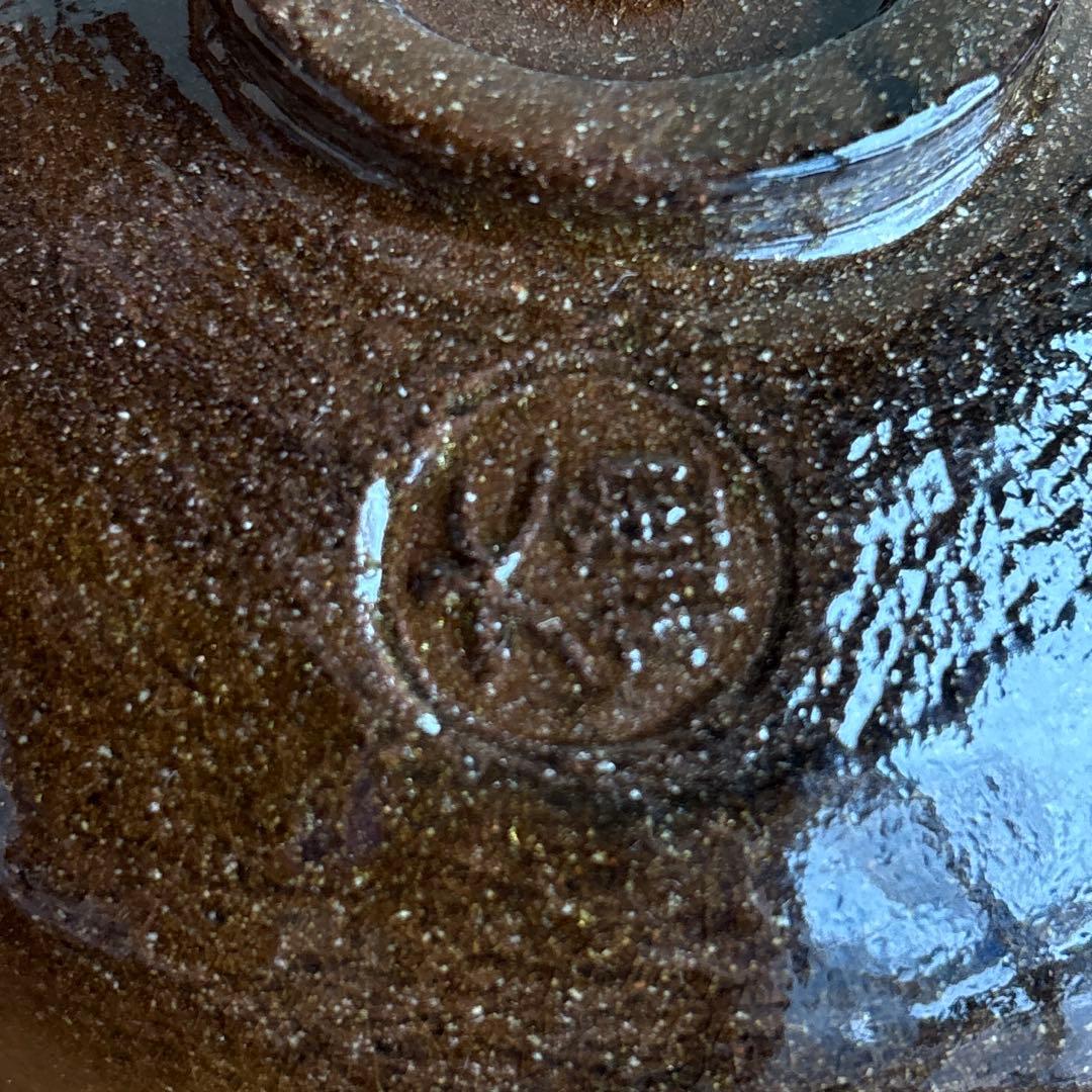 大樋焼 大樋長阿弥 抹茶碗 茶道具 共箱(149)