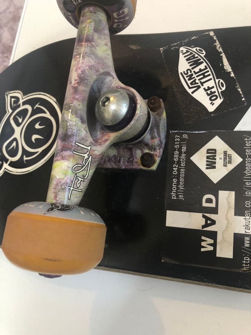 スケボーデッキ【総額3.5万プロ仕様】SK8MAFIA × KRUX × PIG