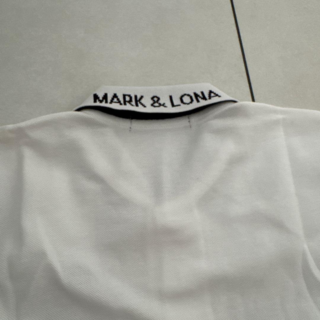MARK & LONA マークアンドロナ　ゴルフ　 ホワイトポロシャツ