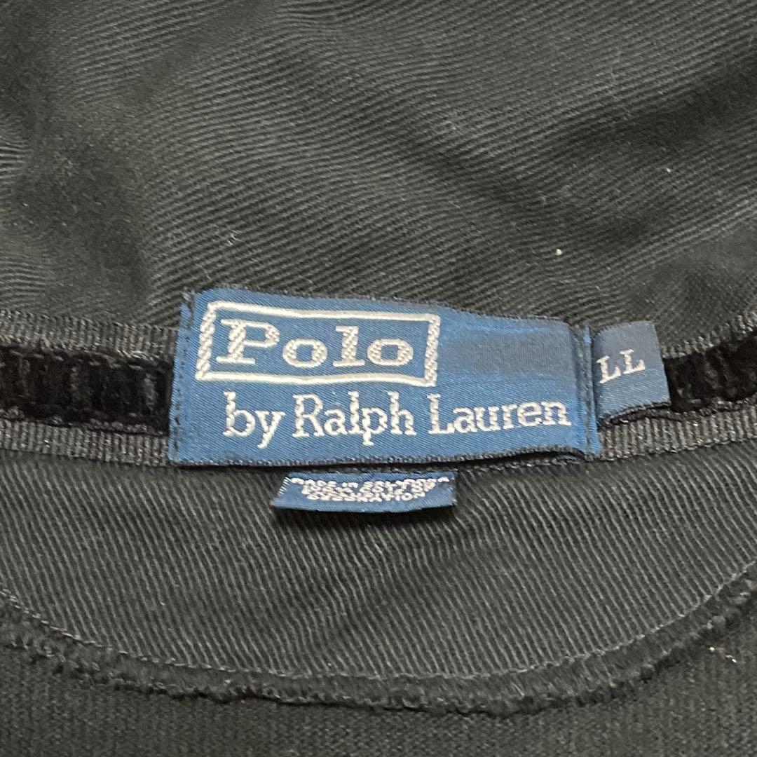 【希少】POLO RALPH LAUREN＊ワイドボーダー＊ラガーシャツ＊XL