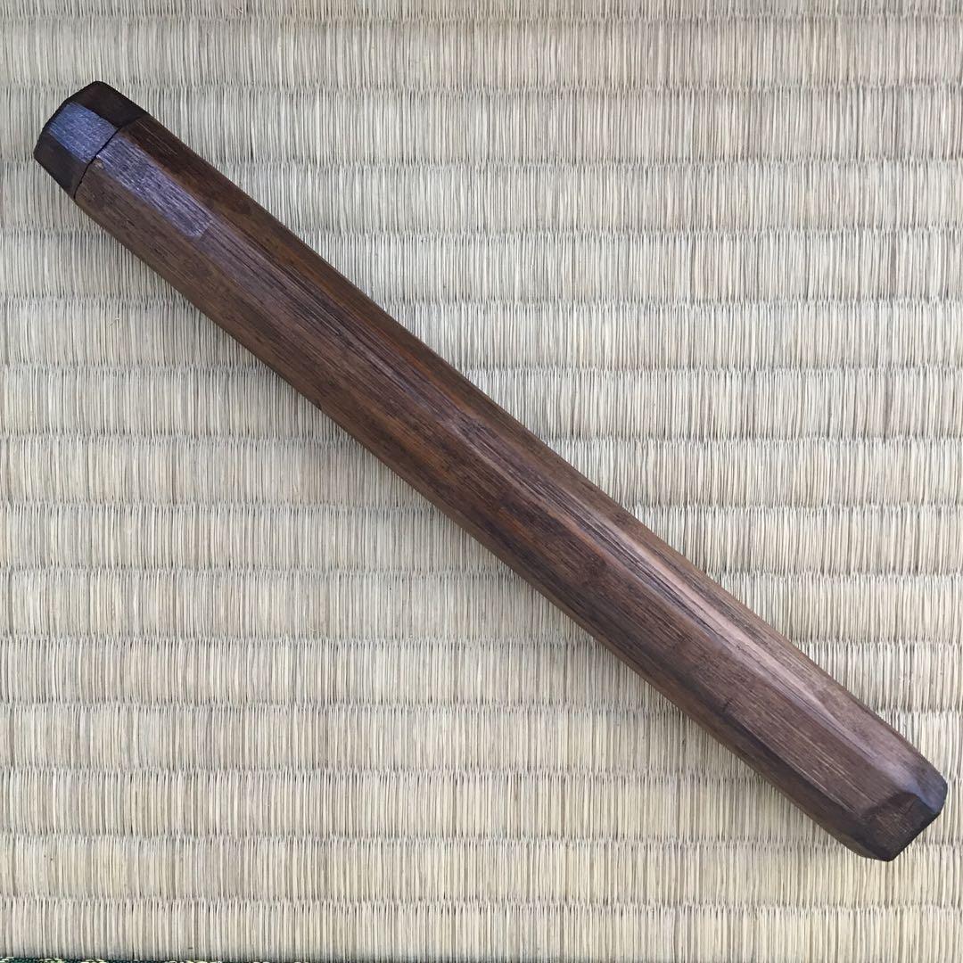 茶道具　阿波国丈六寺厨部古竹茶杓　志野屋久兵衛作　竹箱　共箱　紙箱　S655CS