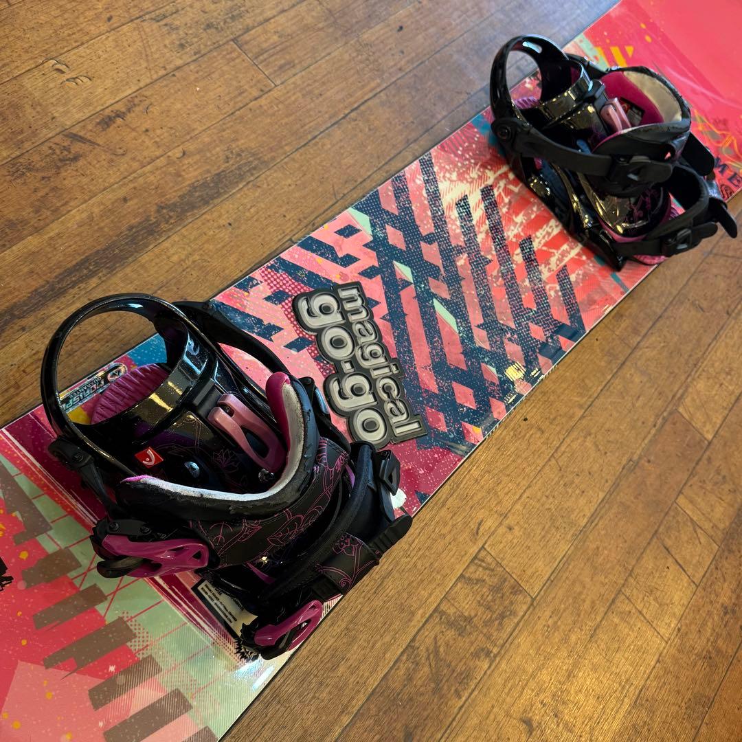 送込！レディーススノーボードセット K2 boaブーツ23.5 rome145