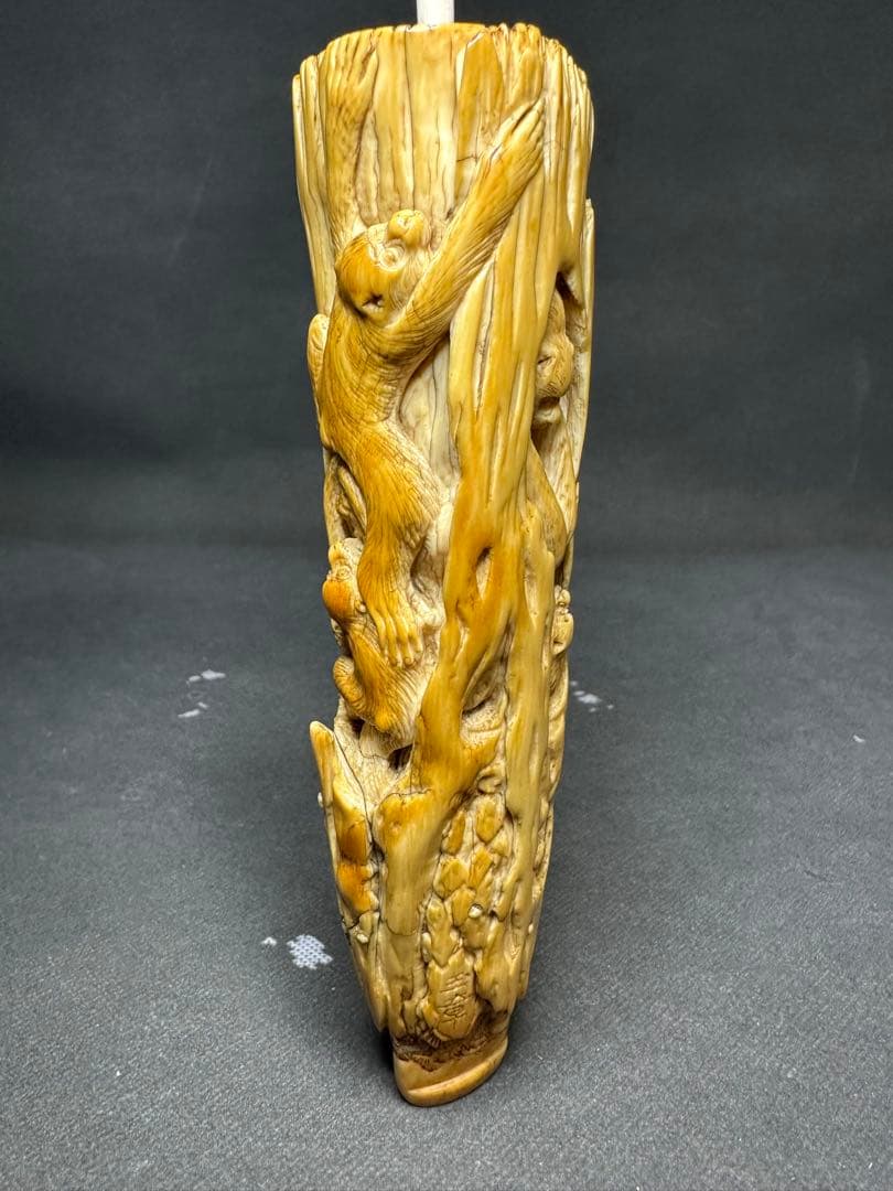 江戸時代　時代　鯨歯風　天然素材　喫煙具　煙管 パイプ　骨董アンティーク