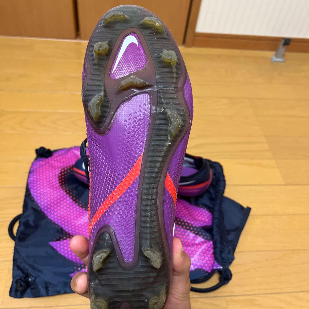 Nike Phantom サッカーシューズ 紫/オレンジ