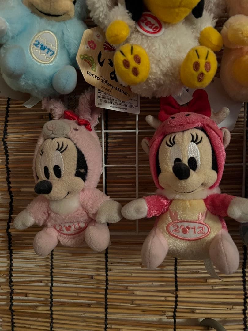 2011から2019干支ミニーマウス・ミッキーマウス ぬいぐるみセット