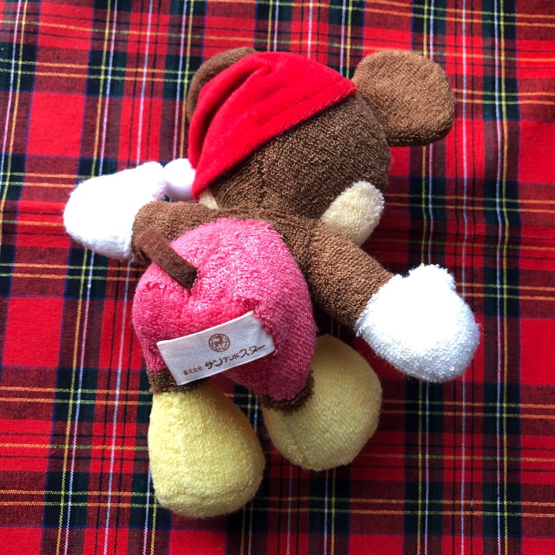 レトロ☆サンアンドスター☆MINIミニミッキーマウス☆サンタ☆ぬいぐるみ☆