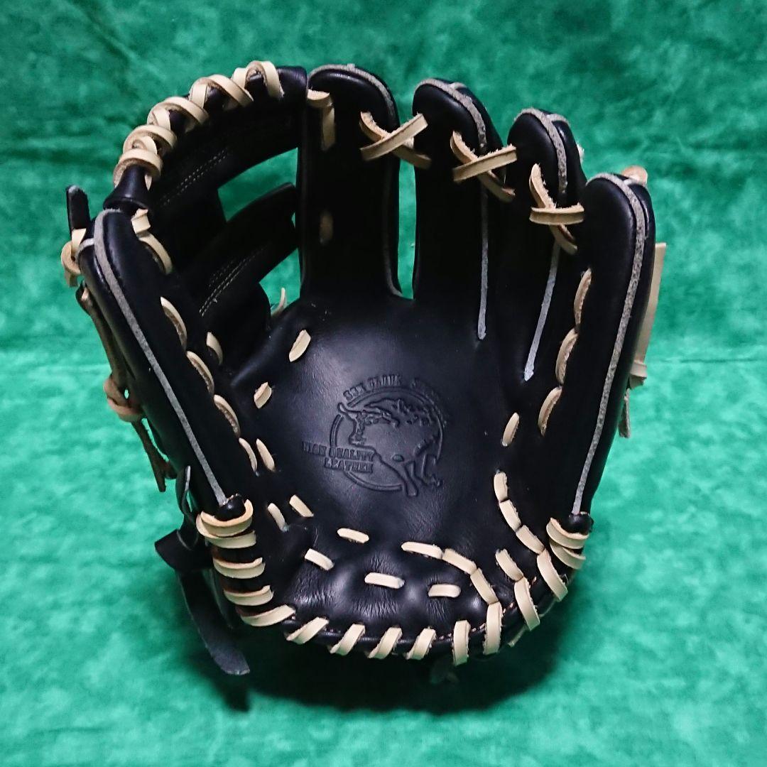 【美品】SSK 硬式内野手用 スペシャルメイクアップ ブラック×キャメル