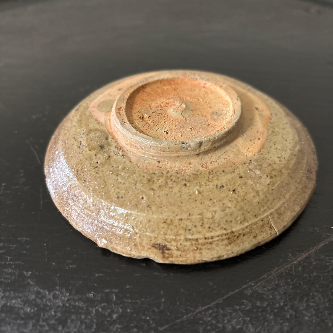 古唐津　兎小皿　うさぎ　武雄系小峠窯　平盃　骨董　検:白洲正子　西岡小十　李朝