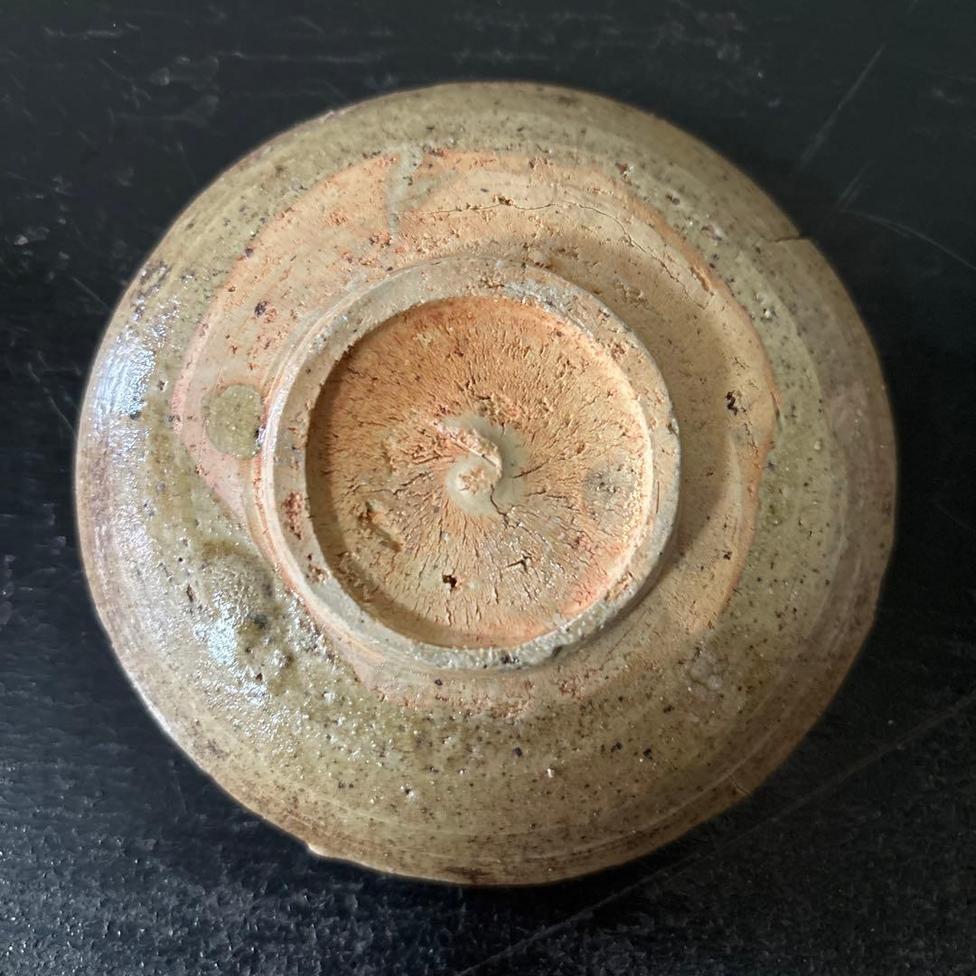 古唐津　兎小皿　うさぎ　武雄系小峠窯　平盃　骨董　検:白洲正子　西岡小十　李朝