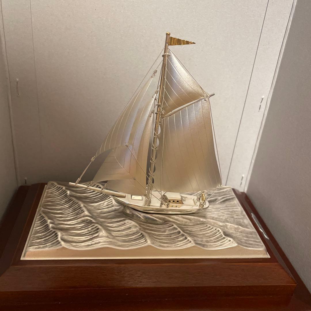 武比古 銀製 SILVER 985 ヨット 6号　1本マスト