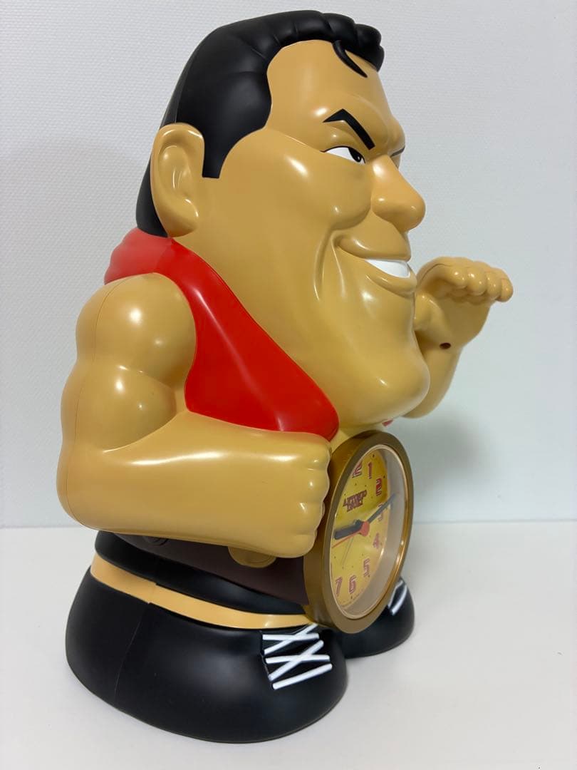 【 新品・未使用 】　アントニオ猪木目覚まし時計　ビッグサイズ　超レア品　箱入り