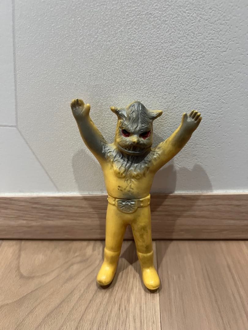 レア　仮面ライダー　狼男　オオカミ男　旧バンダイ　ミニソフビ　ポピー