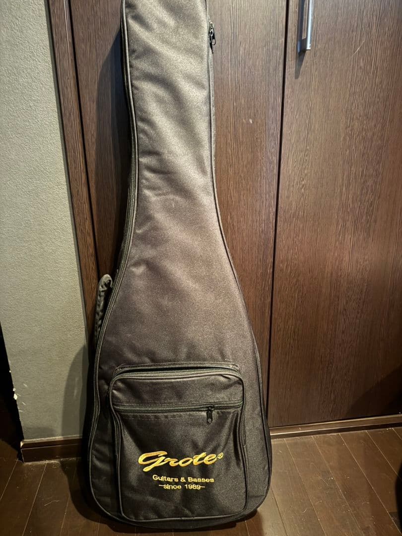 Grote エレキギター 青 ホロウボディ