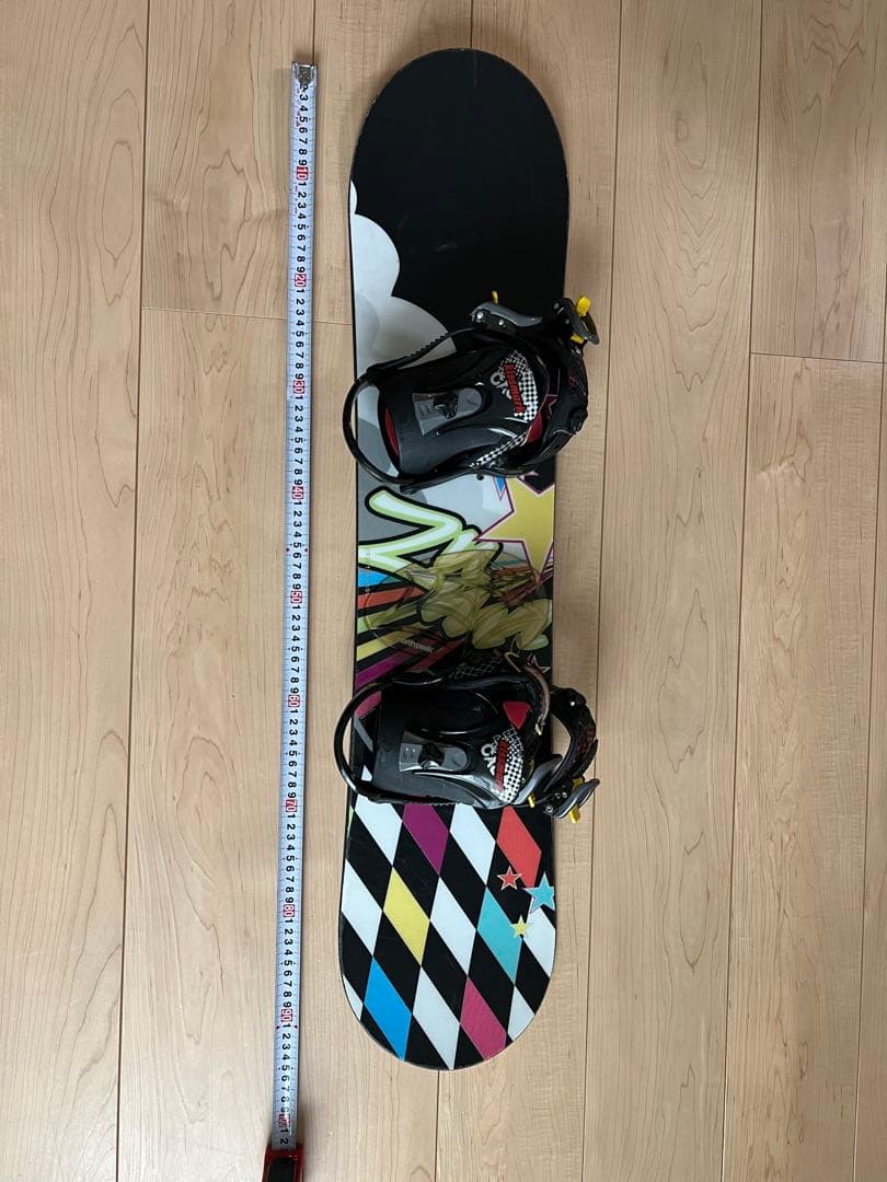 キスマーク　スノーボード ビンディング、シューズ付き