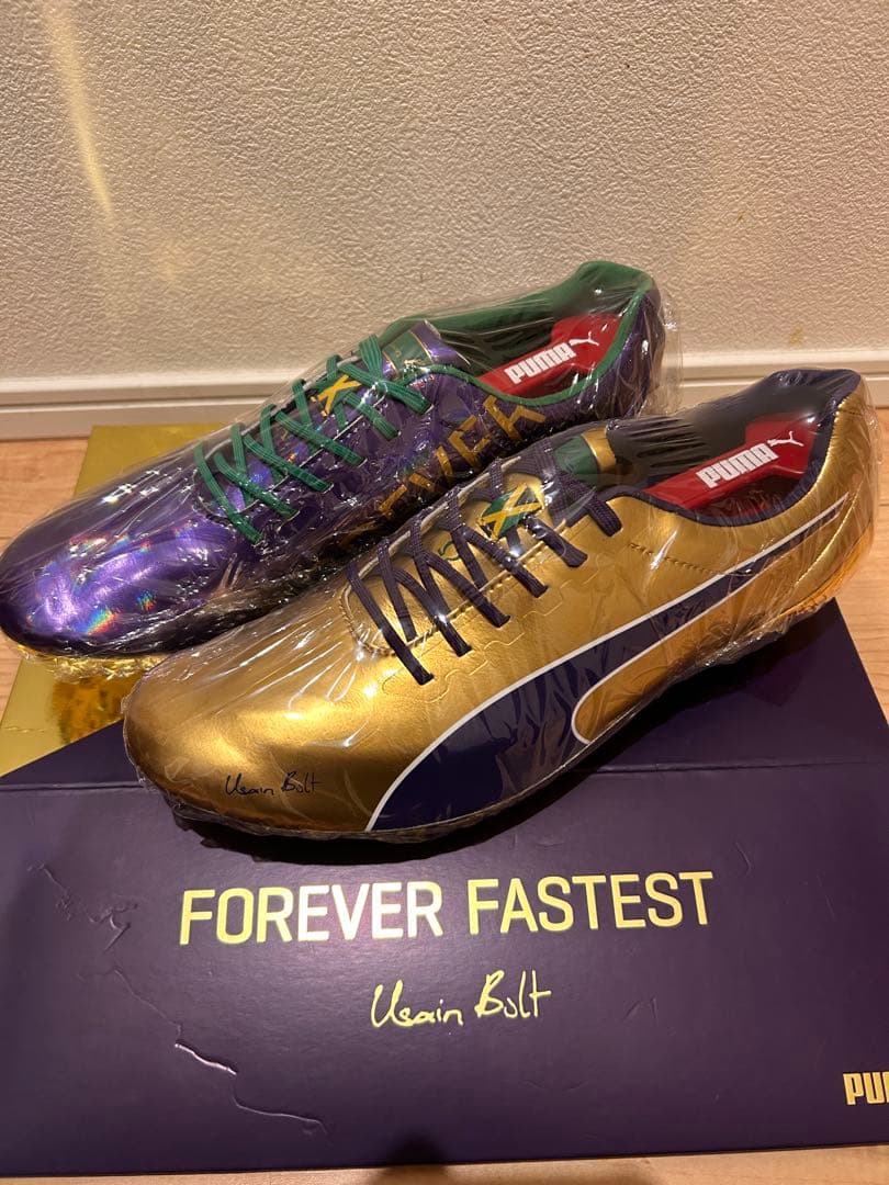 【お宝貴重品】ウサインボルト　引退スパイク