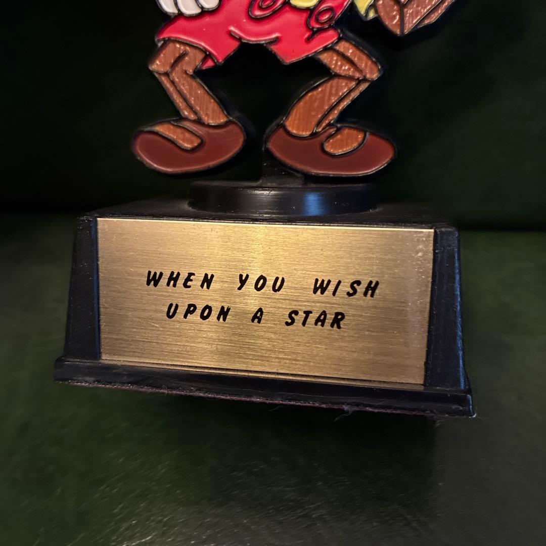 希少 70's Avivaピノキオ ジミニークリケット トロフィー 2点セット